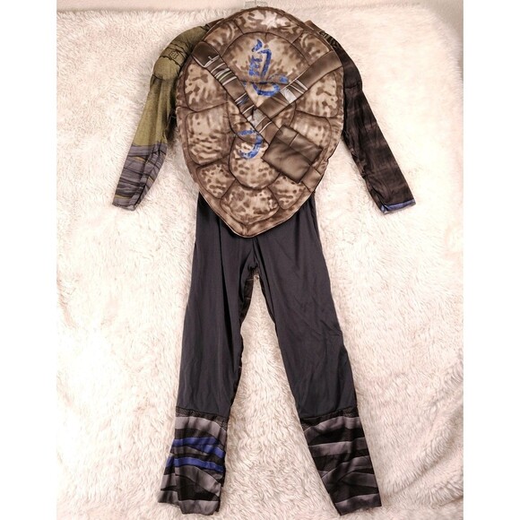 Padded Muscle TMNT Leonardo Costume W/ Removable Shell & Straps Childs M (8-10) - Picture 6 of 9